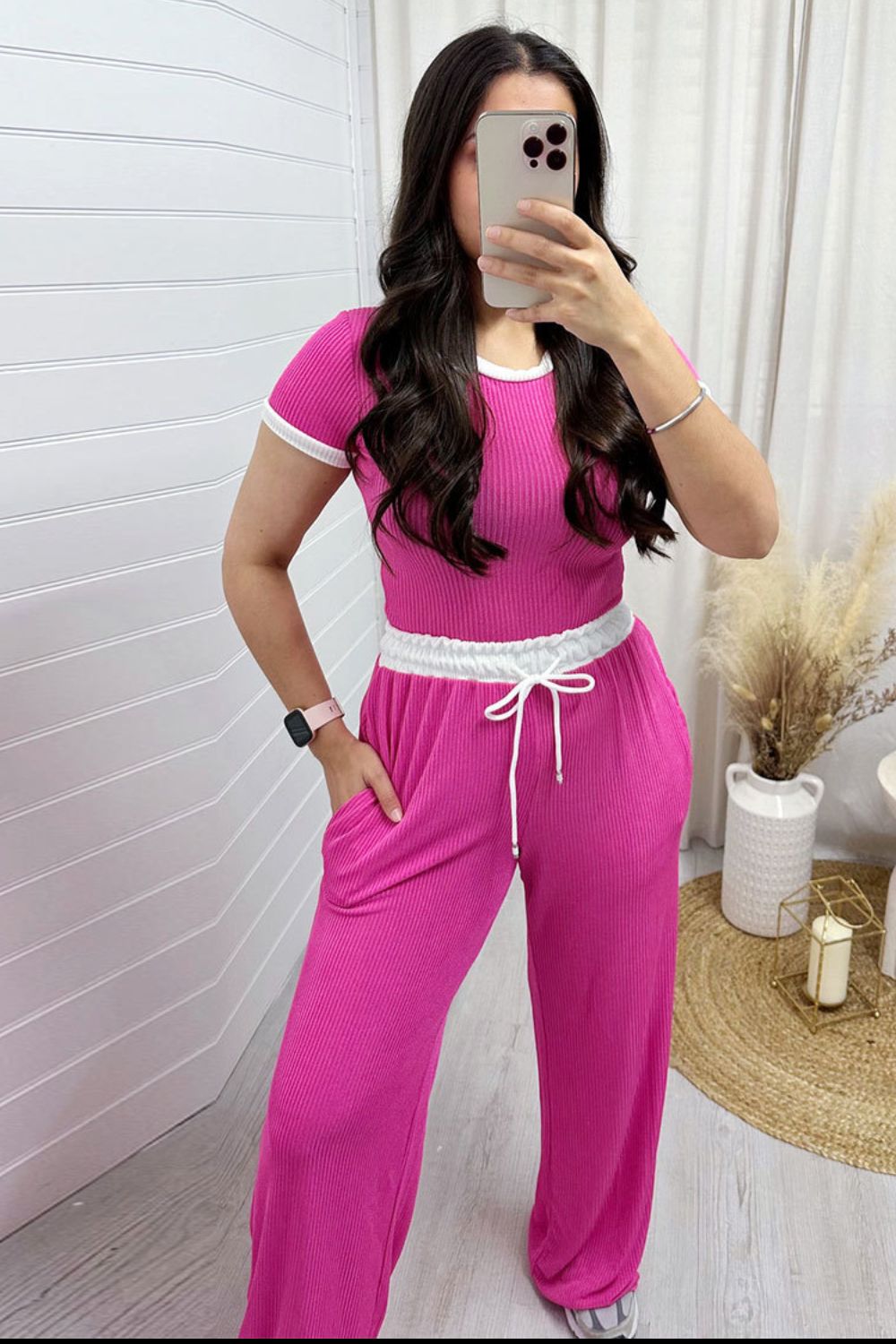LuX De’Ore Summer Chic Top and Pants Set