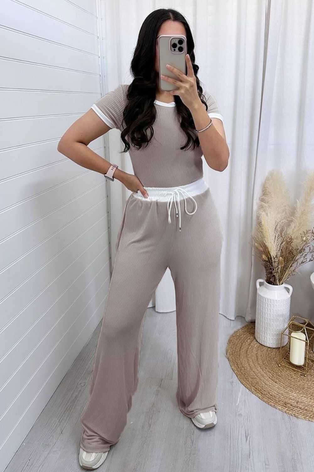 LuX De’Ore Summer Chic Top and Pants Set