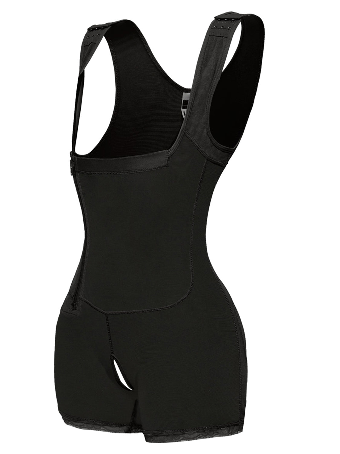 LuX De’Ore (SNATCHED)Full Size Side Zip Up Wide Strap Shapewear