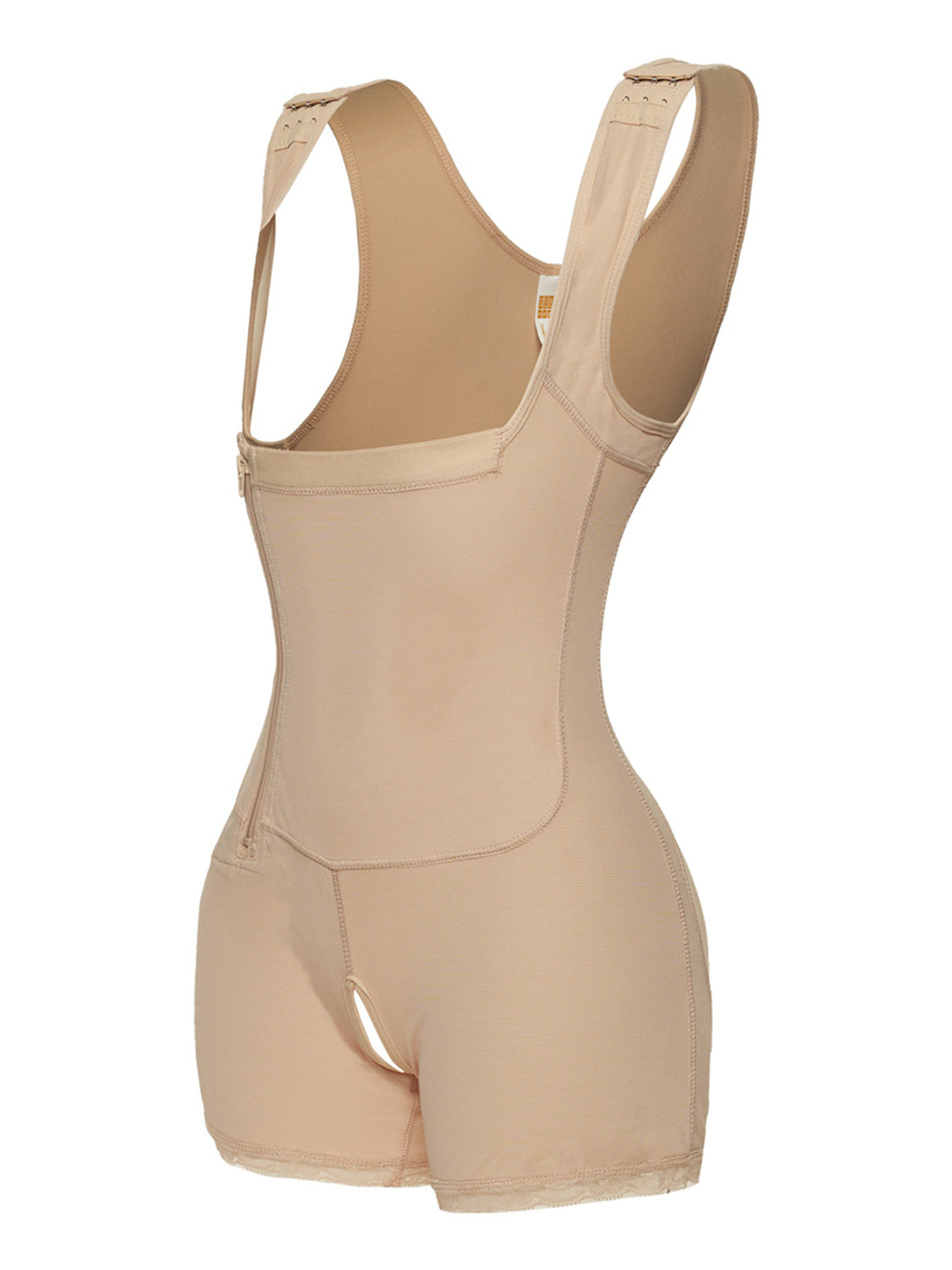 LuX De’Ore (SNATCHED)Full Size Side Zip Up Wide Strap Shapewear