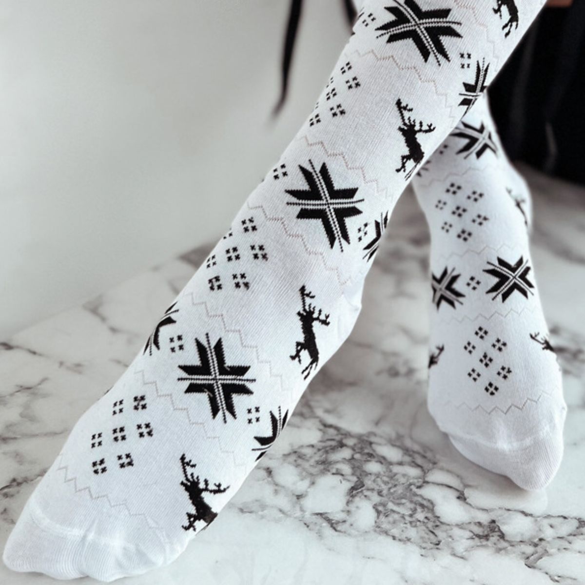 LuX De’Ore Friendsmas Collection Christmas Over Knee Tie Stocking
