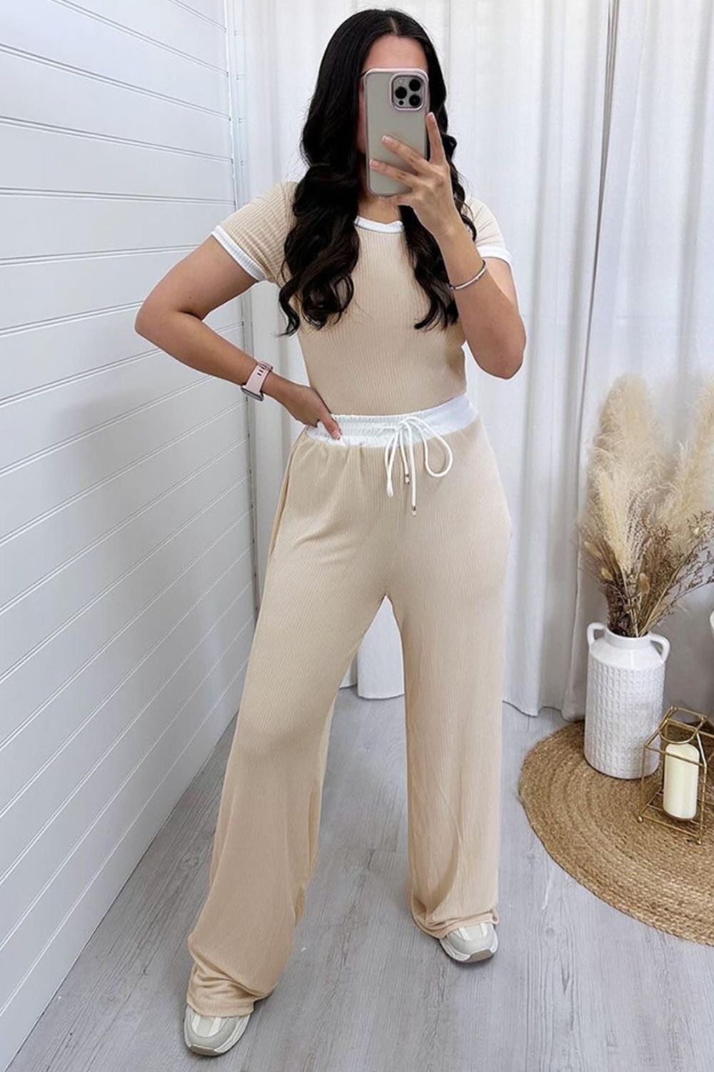 LuX De’Ore Summer Chic Top and Pants Set